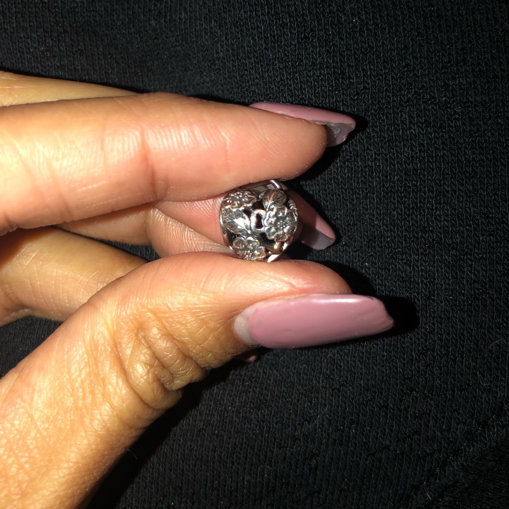 Ivy heart padlock Pandora charm